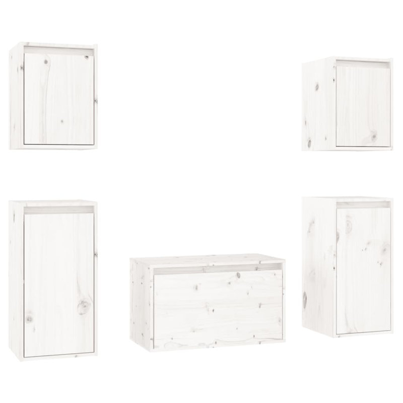 Arnott Unfinished Entertainment Centre, White