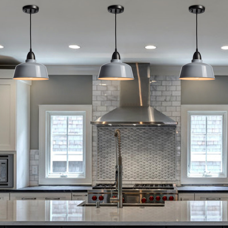 Luminaire suspendu pour îlot de cuisine, Blanc