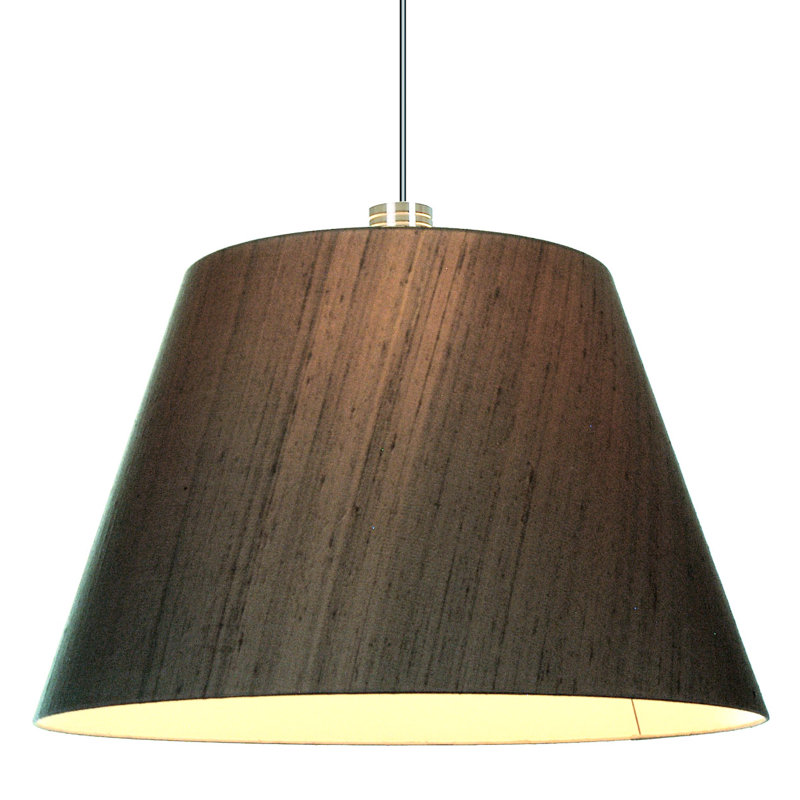 Renteria 39cm H Empire Pendant Shade ( Screw On ) in Grey