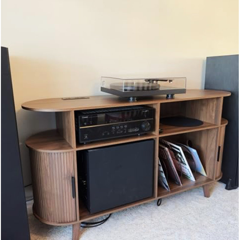 Support pour tourne-disque Mid-Century