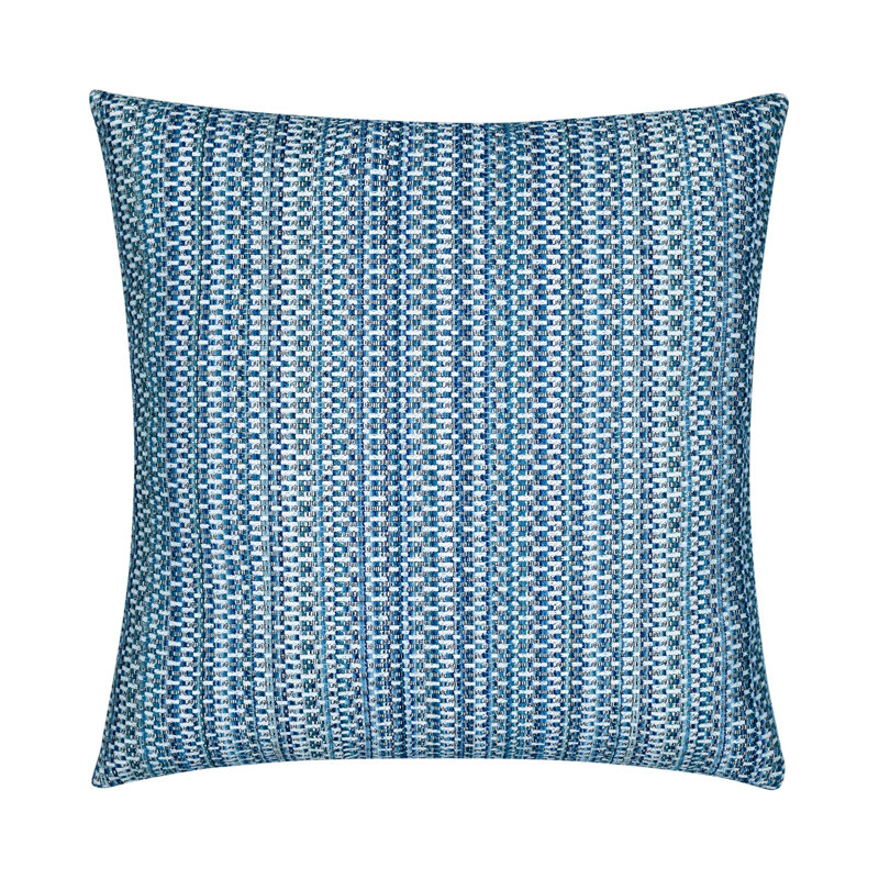 Kaleidoscope Indoor/Outdoor Pillow Cover & Insert, 22" x 22", Midnight, Square
