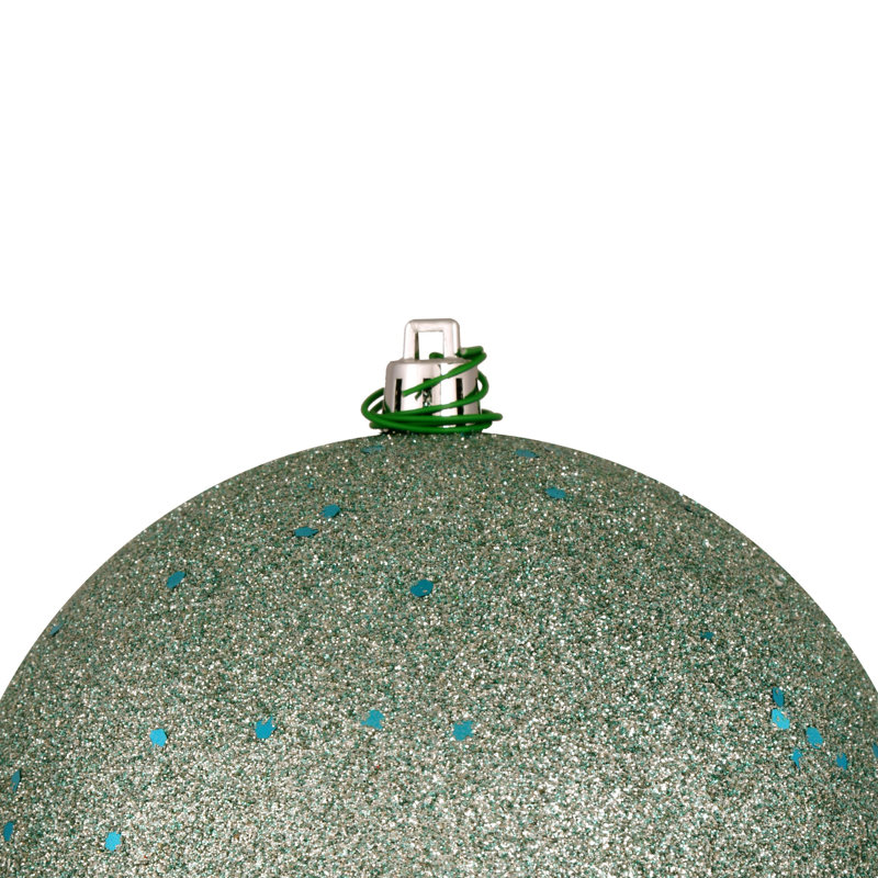 Décoration de boule décorative des Fêtes, 8", Paillettes de menthe givrée