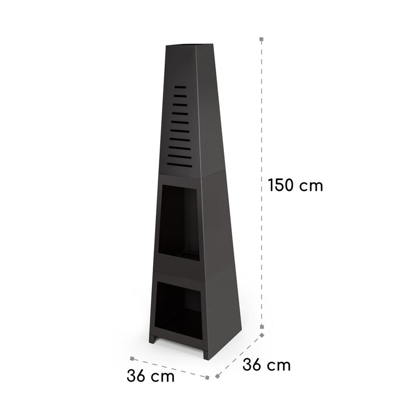 Steel Smokeless Outdoor Fireplace