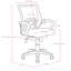 Chaise de travail en maille Hoehne-2067618108