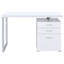 Bureau réversible blanc à 3 tiroirs-1111645230