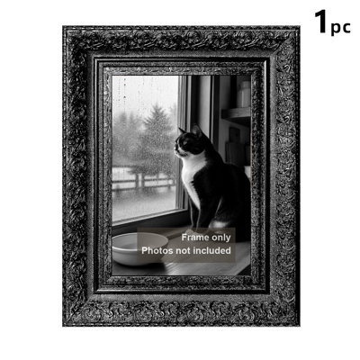 Cadre 5 po x 7 po noir 1PC pour remise de crémaillère