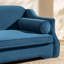 Canapé-lit pour chien 35,5 po Paloma, moyen, velours bleu sarcelle satiné-971537800