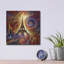 «Eiffel Tower, Paris Abstract» par Rey Klimt, art mural en métal-1611362518