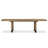 Extendable Trestle Dining Table With 2 Benches And 2 Side Chairs-123789606