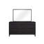 Miroir rectangulaire en bois