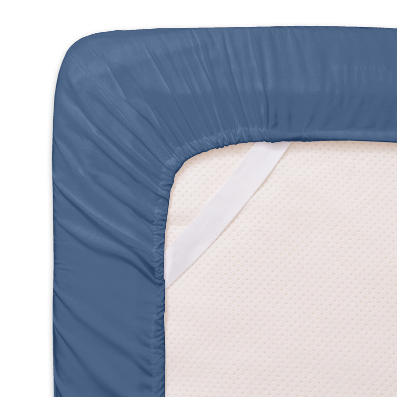 California King Denim Deep Pocket Microfiber Sheet Set