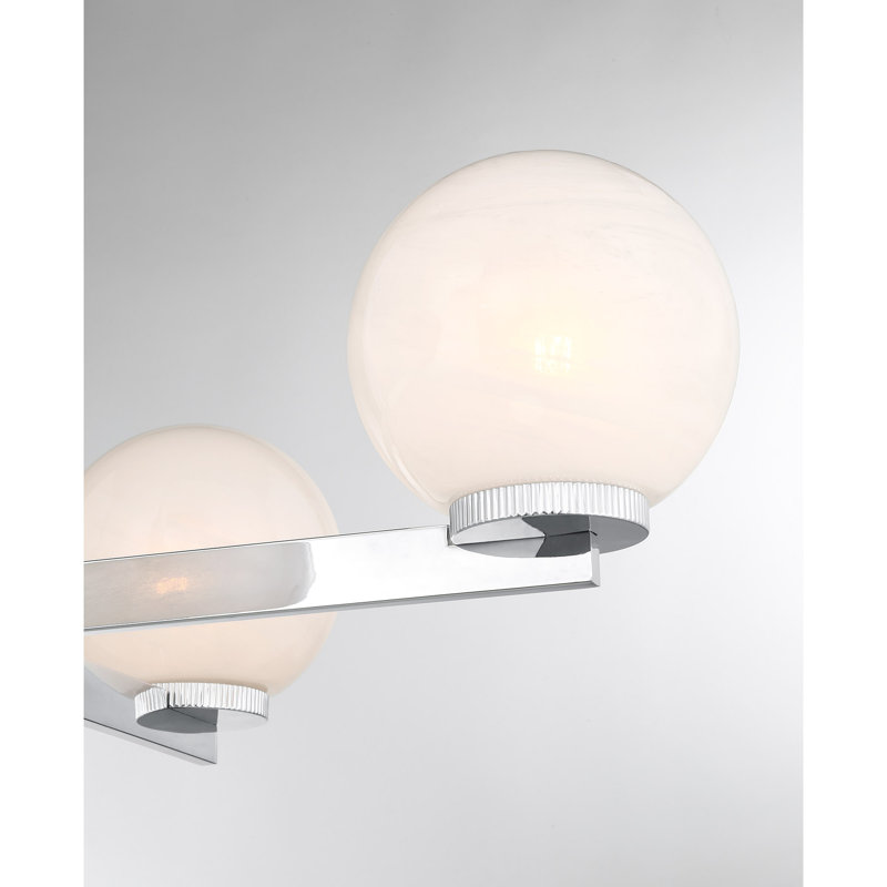 Lustre 4 lumières Claudette en chrome, Chrome chrome
