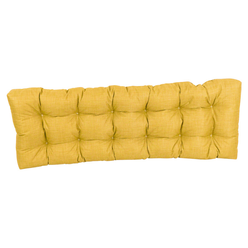 Outdoor 5'' Bench Seat Cushion, 60" W x 19" D, Lemon