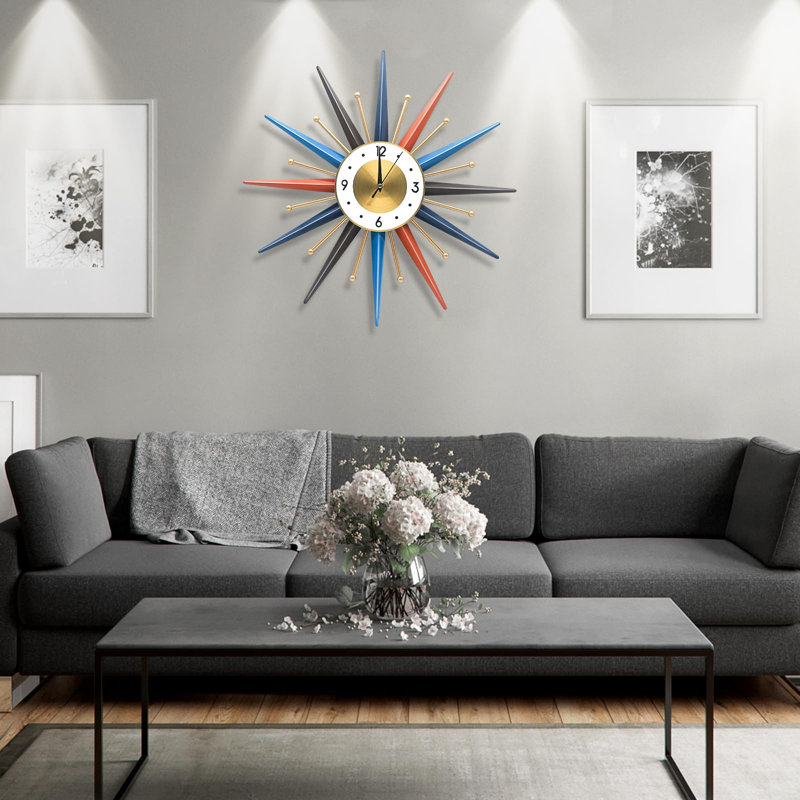 Roselea Metal Wall Clock