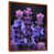 Toile avec cadre flottant brun