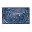 Tapis bleu soyeux et moelleux-101424540