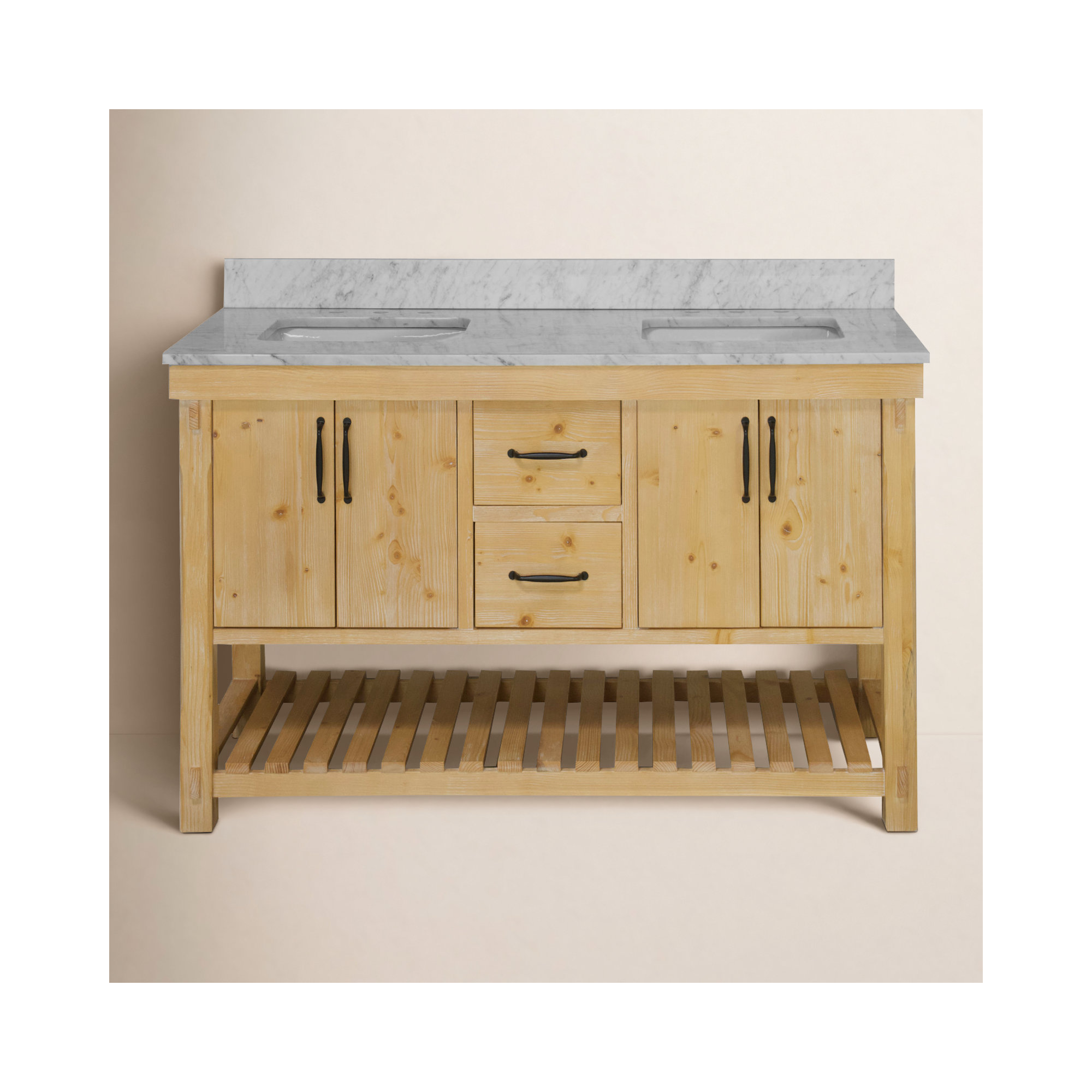 Lillian 60'' Double Bathroom Vanity