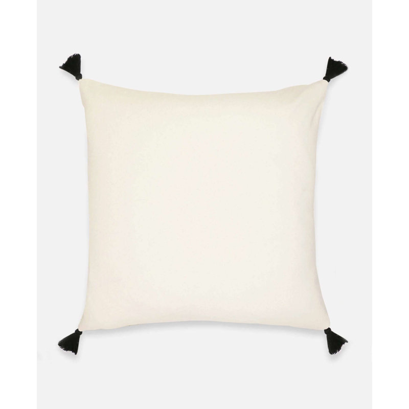 Square Pillow Cover & Insert, Bone