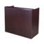 Bureau de réception Jery, 48 pouces, panneau de modestie, mélamine rouge acajou-118318932-118318933