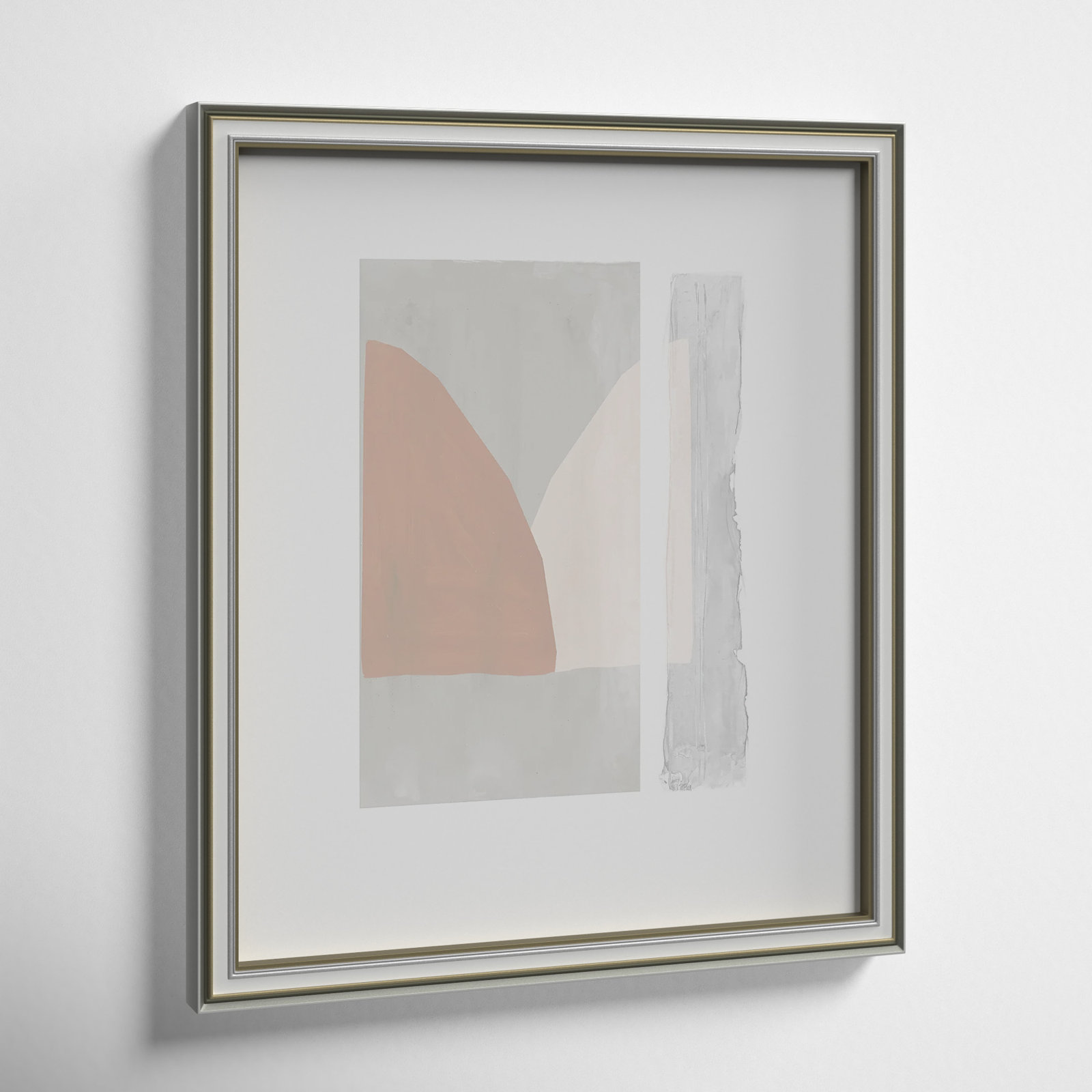 Lora "Soft And Light" Print by Tom Reeves, 15" H x 13" W x 0.88" D, Silver Framed Paper
