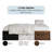 Twin Size Wooden Mates Bed With Storage In White-1920571861