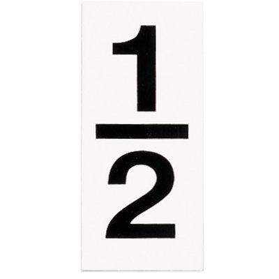 Tinsman 5'' H Plastic House Number