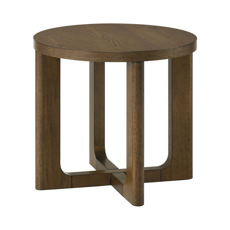 Table de bout transitionnelle de 23,9 po de largeur, brun, Transitional Brown