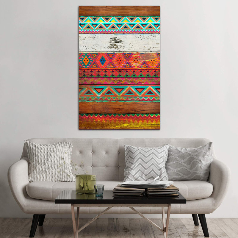 Natural Pattern by Diego Tirigall - Wrapped Canvas Painting, 152.5 cm H x 101.5 cm W