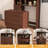 Multifunctional Folding Dining Table With Wall-mounted Sideboard