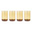 Tuscany Stackable Coolers, Set of 4, Amber-112729873
