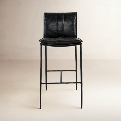 Mayer Leather Stool