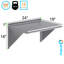 Tablette murale en acier inoxydable-52832513