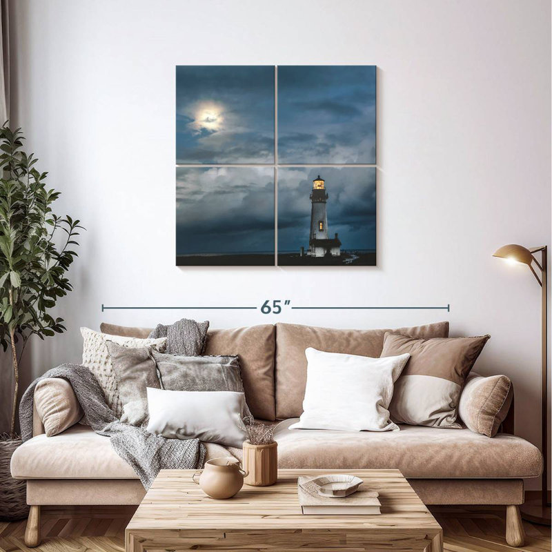 Aletra Lighthouse In Moonlight