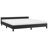 Singhai vidaXL Platform Bed Frame, Slats Support, No Mattress, Faux Leather-466228047-466228046
