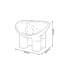 Fauteuil éléphant de luxe en résine transparente-1523537336
