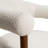 Upholstered Dining Chair Barrel Armchair With Wood Frame Side Chair