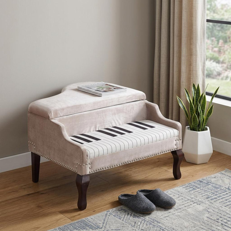 Banc de rangement, Argenté