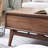 Black walnut solid wood end table