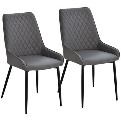Tufted Polyurethane Upholstered Dining Chair