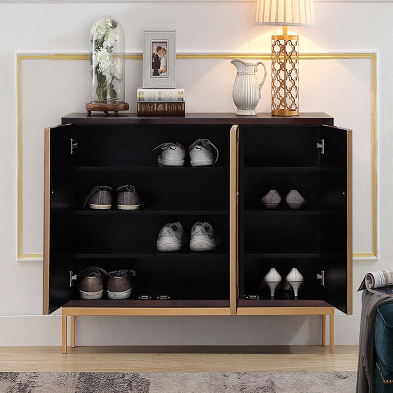 Simple Shoe Cabinet Side Cabinet 20 Pair Shoe Storage Cabinet