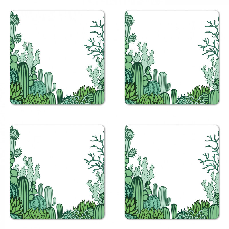 Cactus sous-verre