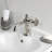 Kingston Brass Wendell Single-Handle 1-Hole Deck Mount Bathroom Faucet with Knurled Handle and Push Pop-Up Drain-91111351