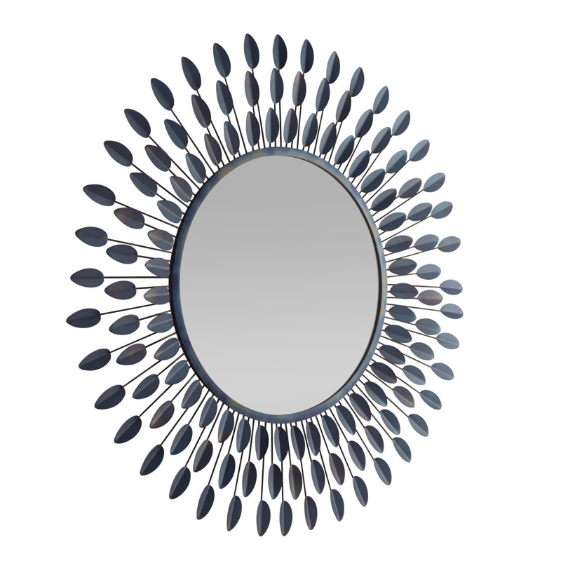 Frida Round Iron Mirror