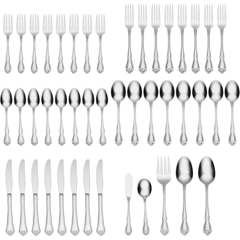 Service For 8, 18/0 Stainless Steel