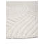 Handgefertigter Teppich aus Mikrofaser in Creme Geometric and Striped Hand Tufted Area Rug-101897436