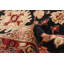 Tapis noir 145 cm x 168 cm