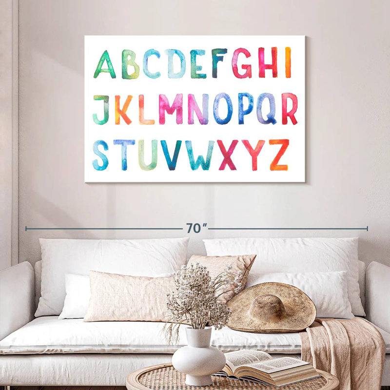 Alphabet, H 30 po x l 45 po