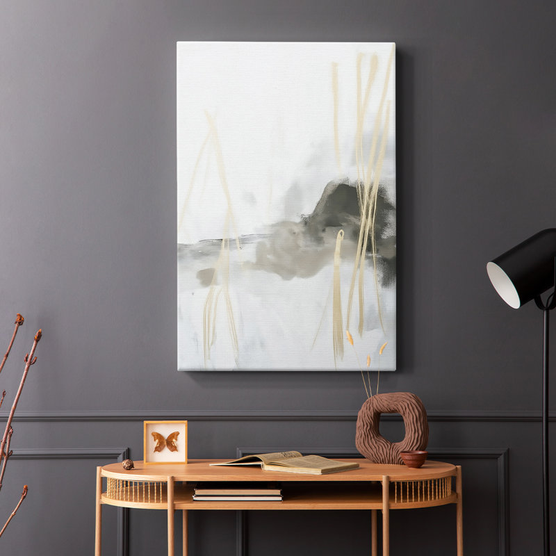 Série ABSTRACT DCCCLXIX - Toile tendue avec châssis de qualité supérieure - Prêt à être accroché, H 60 po x l 40 po