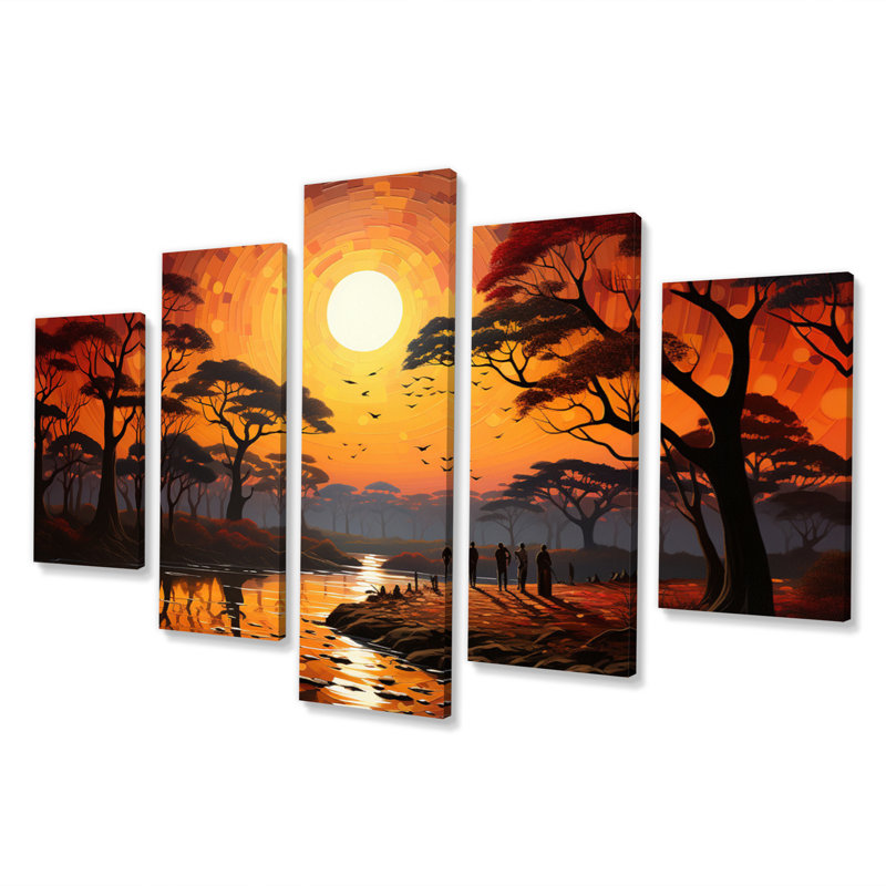 Savane africaine sérénade V 5 pièces