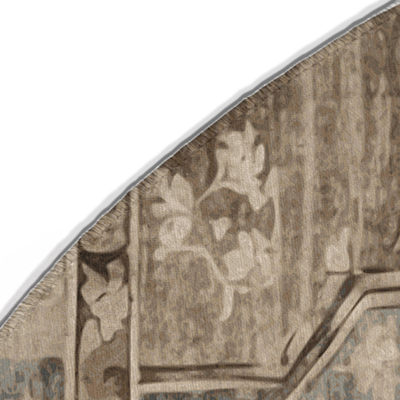 Regal Splendor Indoor And Outdoor Area Rug, Round 5'